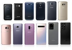 The evolution of the Galaxy S series (Image Source: Samsung)