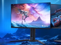 The Gigabyte Aorus FO27Q5P gaming monitor has a 500Hz refresh rate. (Image source: Gigabyte)