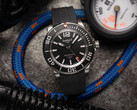 The Hanhart Aquasphere matte black dive watch offers 38 hours of power reserve