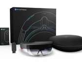 The Commercial Suite version of Microsoft's HoloLens costs US$5,000 per unit. (Source: Microsoft)
