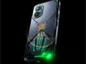 The Infinix GT 50 Pro 5G features an unusual design with green LED lighting.