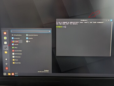 Open the Terminal in Linux Mint