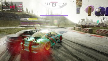 Pictured: A gameplay screenshot from OverDrift Festival.
