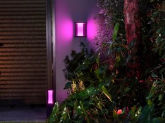 The Philips Hue Impress outdoor lights will soon launch in the US. (Image source: Philips Hue)