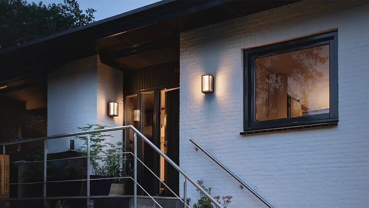 The Philips Hue Impress outdoor wall light (Hardwired). (Image source: Philips)