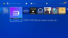 A screengrab of RPCS3 installed on a jailbroken PS4