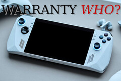 Gamers Nexus has discovered yet another flawed Asus warranty process with the Asus ROG Ally handheld PC. Image source: Notebookcheck - edited)
