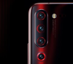 An official promo image shows off the Lenovo Z6 Pro's quad camera setup. (Source: Weibo)