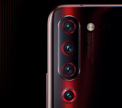 An official promo image shows off the Lenovo Z6 Pro&#039;s quad camera setup. (Source: Weibo)