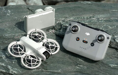 The DJI Neo is expected to weigh a mere 135 g. (Image source: @Quadro_News)