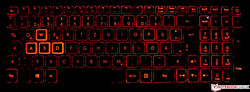 Acer Predator Helios 300 keyboard (backlit)