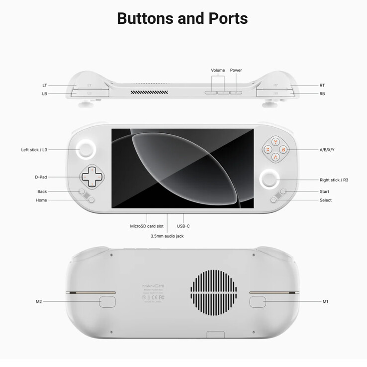 The Mangmi Pocket Max ships with Android 13.