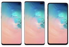 The Galaxy S10, S10+, and S10e all feature AMOLED screens. (Image source: Samsung)