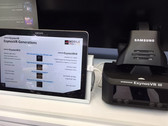 Visual Camp presented an Exynos VR III standalone headset prototype at the Mobile World Congress in Shanghai last week. (Source: Visual Camp)