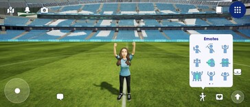 Users can use avatar body motions called emotes to express themselves non-verbally. (Image Source: Sony)