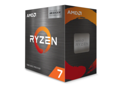 A render of the AMD Ryzen 7 5800X3D CPU's box