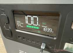 1.the Aferiy P280 provided 800 W for around 50 minutes in the test