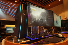 Zotac shows off its MEK1 mini PC at a Hong Kong event (Source: Zotac)