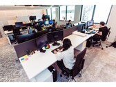 A photograph showing the workspace in Google's France office in Paris. (Image Source: Google)