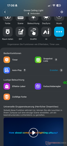 Additional options