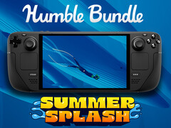 The Summer Splash game collection will remain active until July 16. Pictured: Steam Deck running Abzu. (Image source: Steam and Humble Bundle - edited)