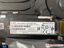 The exchangeable M.2 2280 SSD