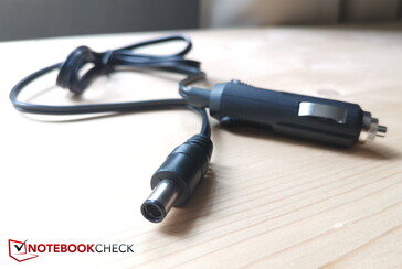 If you don't need the car adapter and don't have a suitable plug for a solar panel at hand, you can use it here