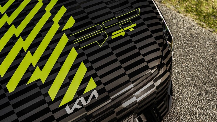 The Kia EV4 GT with the new GT Wrap. (Image source: Kia)