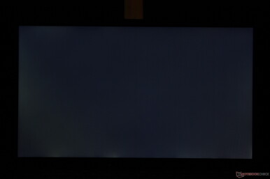 Minor uneven backlight bleeding along the bottom edge