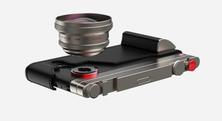 The Nubia Z80 Ultra's camera kit also supports an optional lens mount. (Image source: Nubia)