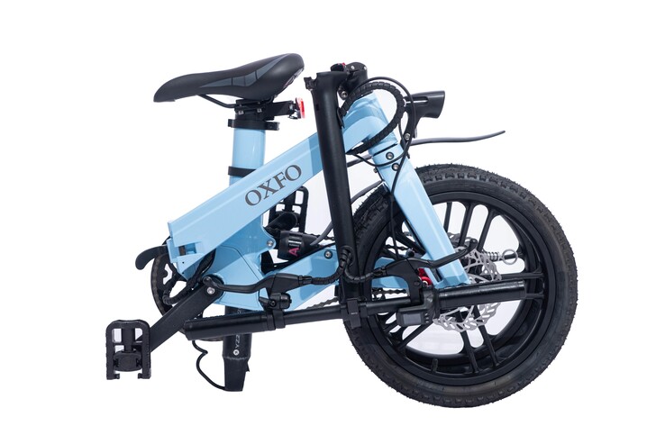 The Oxfo OX1 foldable e-bike. (Image source: Oxfo)