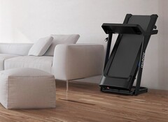 The Renpho smart treadmill has a wireless Bluetooth speaker. (Image source: Renpho)