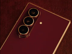 The Samsung W26 in its Dan Xi Red colour option. (Image source: Samsung) 