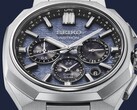 Seiko’s new Astron HAB001 pairs an angular titanium case with an icy blue textured dial and GPS Solar movement.