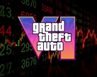 GTA 6 logo shown in front of stock ticker