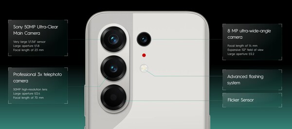 The Tecno Camon 50 Pro 4G has a telephoto camera to distinguish it from the non-pro model.