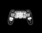 An X-ray image of a PlayStation 3 controller with internal components visible