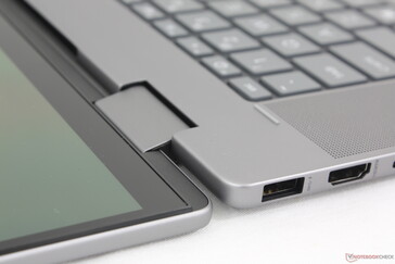 Hinge rigidity is decent up to the full 360 degrees with only a bit of teetering when adjusting angles