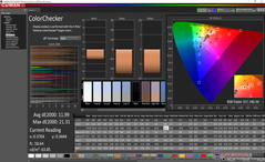 ColorChecker before calibration