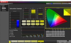 CalMAN: Color saturation (calibrated)