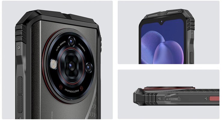 The Doogee S118 Pro rugged smartphone sports water, dust, and drop protections. (Image source: Doogee)