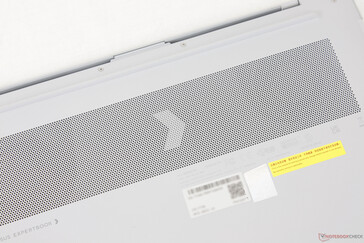 Aesthetic chevron design on the bottom ventilation grilles