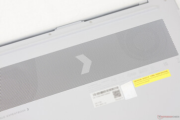 Aesthetic chevron design on the bottom ventilation grilles