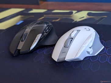 The G502 X is slightly shorter in height than the G602 meaning your palm sits flatter during use