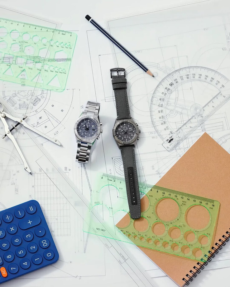 The Citizen CA0897-04H alongside the older CA0890-54H.