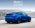 Model Y loan rate is now zero (Image source: Tesla)