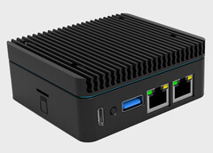 The Radxa E25 ships with a purpose-built heat sink and case. (Image source: Radxa)