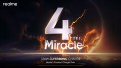 320W SuperSonic technology is unveiled. (Image source: Realme)