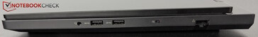 Legion Pro 5 Gen 10 ports on the right side. (Image source: Notebookcheck)