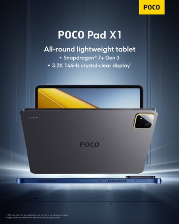 Poco Pad X1 launch date (Image Source: Poco)